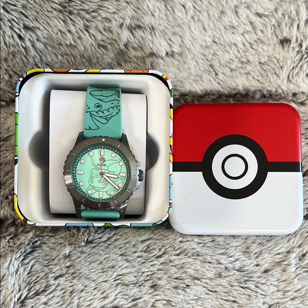 Pokémon Center × Fossil: Bulbasaur Green Watch
